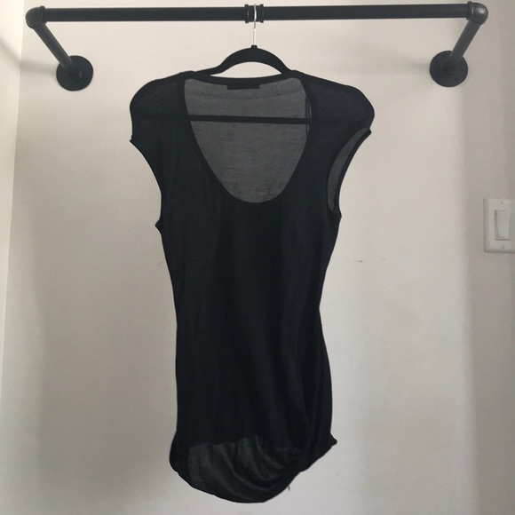 SHARON WAUCHOB COLLECTION K Silk Top with chains - Picture 2 of 8